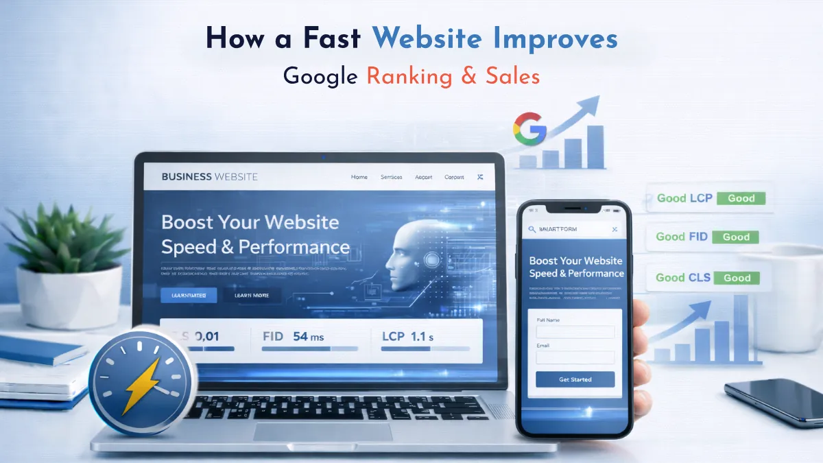 How a fast website improves Google ranking and increases sales through better performance and user experience