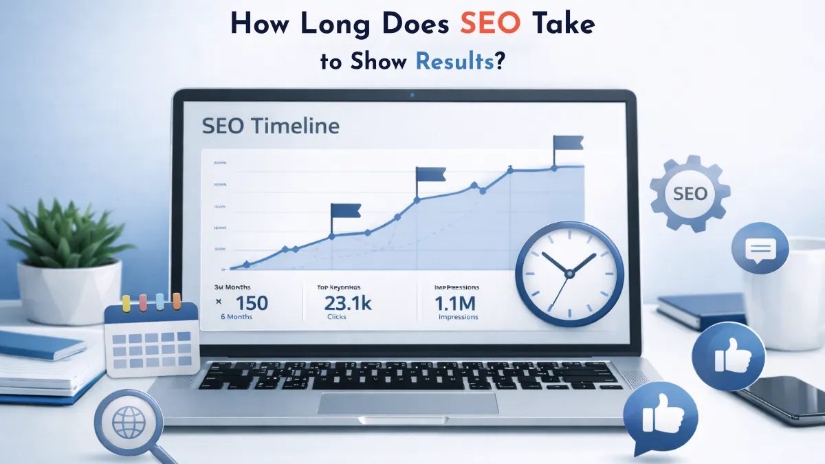 How long does SEO take to show results for businesses using SEO services in Ahmedabad, Gujarat
