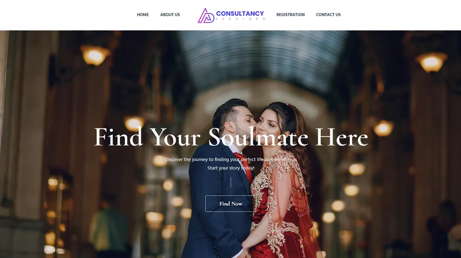 A.D Marriage Beuro – Website project by Friendly Infotech