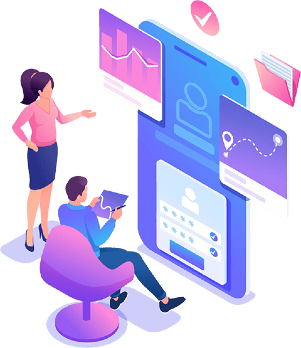 Friendly Infotech team collaborating on digital transformation project