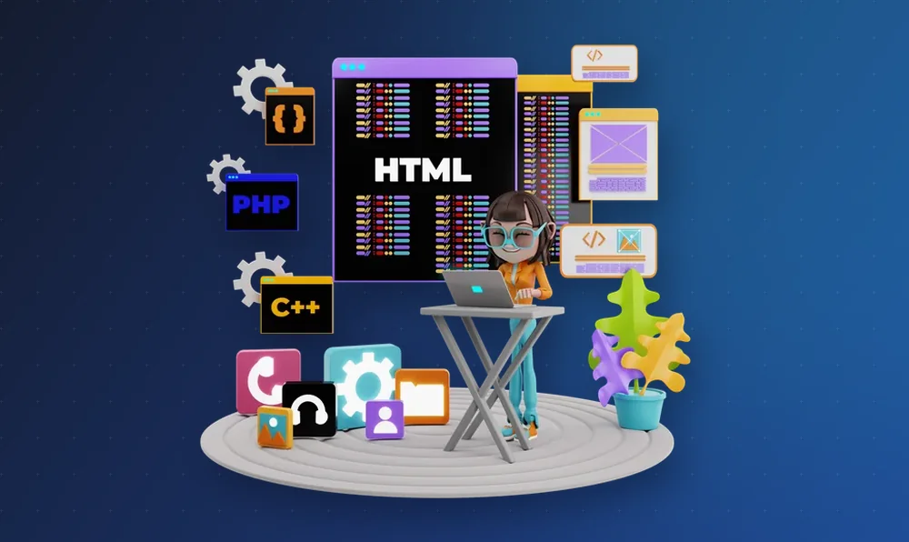 Developer updating a client website